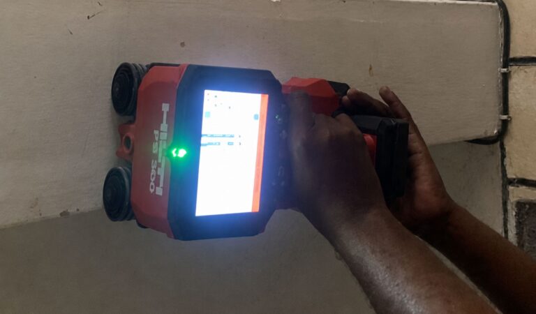 Non Destructive Testing of Existing Structural Elements For a Development at Donholm